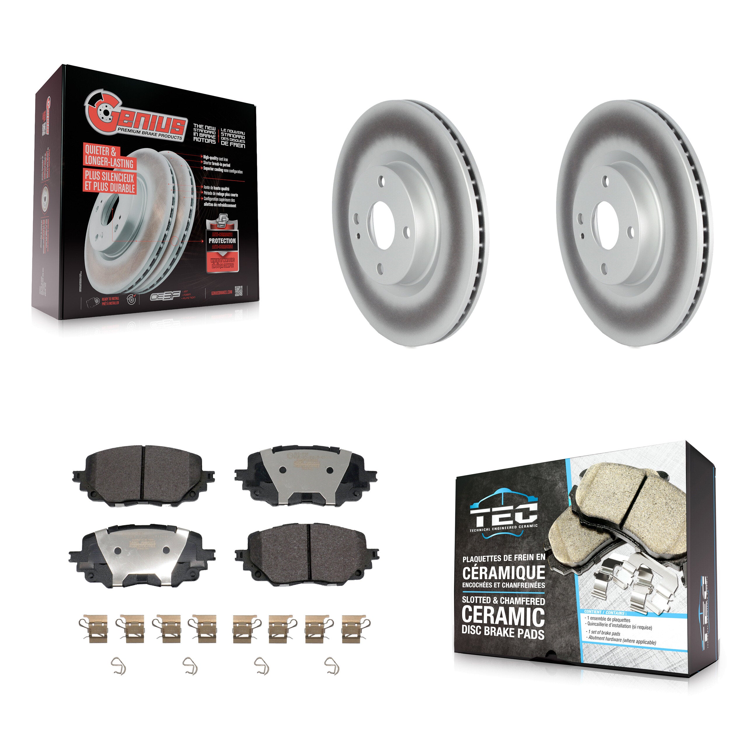 Transit Auto KGT-103156 Disc Brake Kit for 2016-2023 Mazda MX-5 Miata - Front