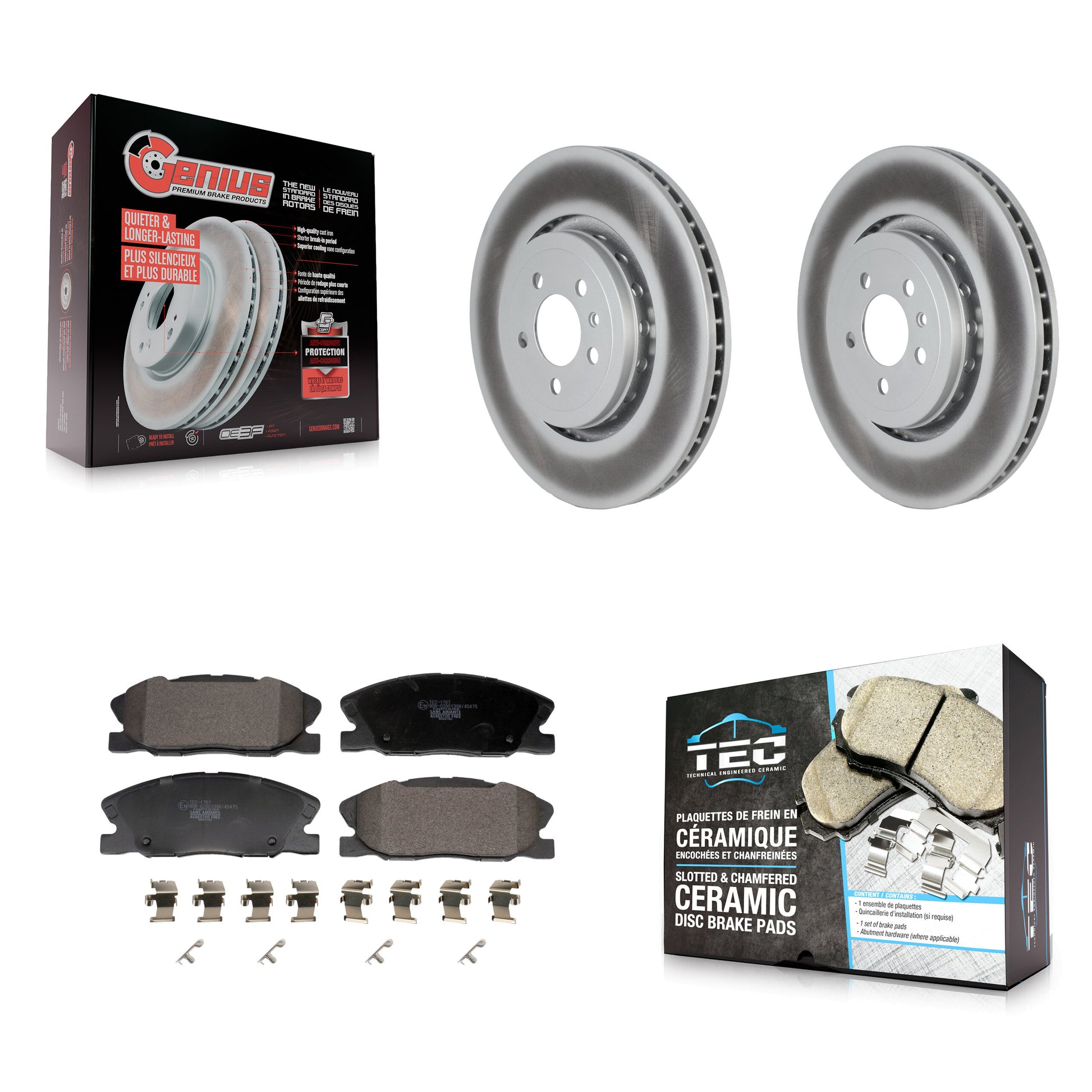 Transit Auto KGT-103158 Disc Brake Kit for 2014-2023 Dodge Charger - Front