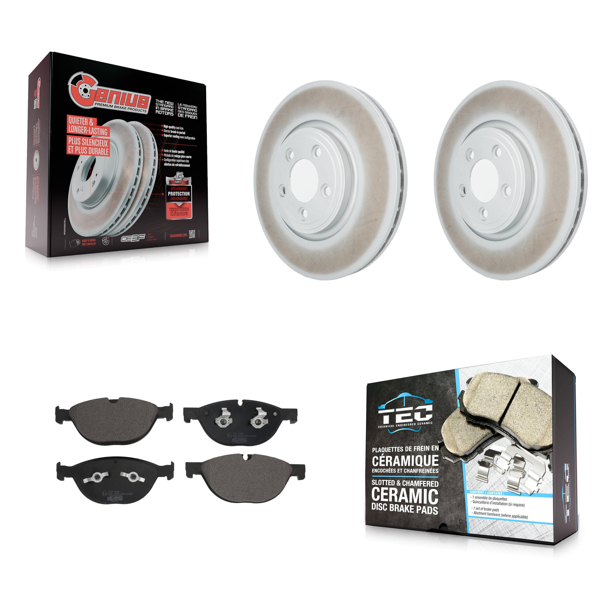Transit Auto KGT-103160 Disc Brake Kit for 2010 Jaguar XF - Front