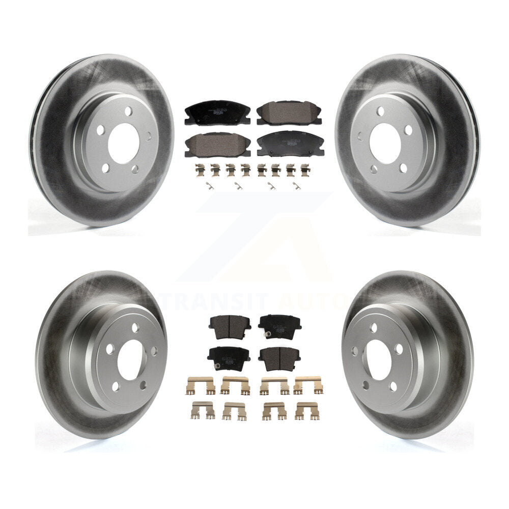 Transit Auto KGT-103175 Disc Brake Kit for 2014 Dodge Charger - Front and Rear