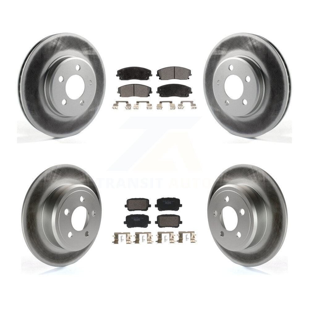 Transit Auto KGT-103176 Disc Brake Kit for 2014 Dodge Charger - Front and Rear