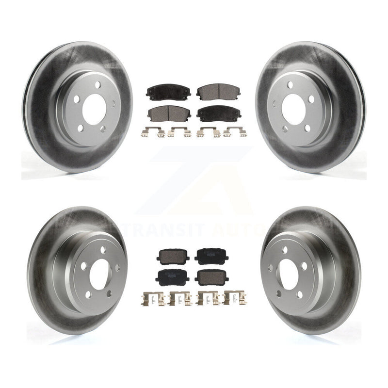 Transit Auto KGT-103176 Disc Brake Kit for 2014 Dodge Charger - Front and Rear