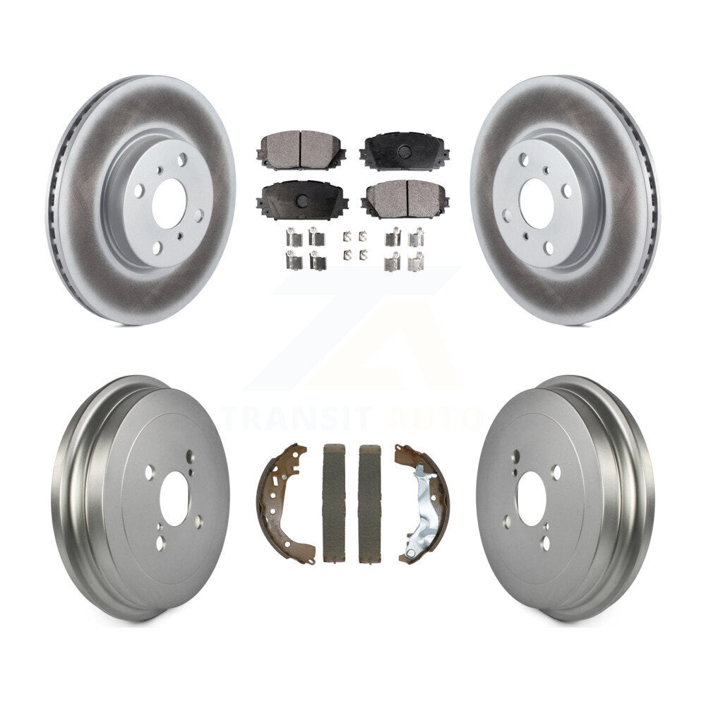 Transit Auto KGT-103200 Disc Brake Kit for 2015-2018 Toyota Yaris - Front and Rear