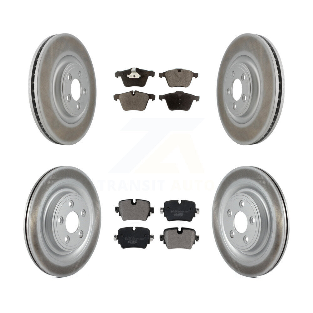 Transit Auto KGT-103204 Disc Brake Kit for 2016 Jaguar XJ - Front and Rear