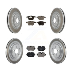 Transit Auto KGT-103204 Disc Brake Kit for 2016 Jaguar XJ - Front and Rear