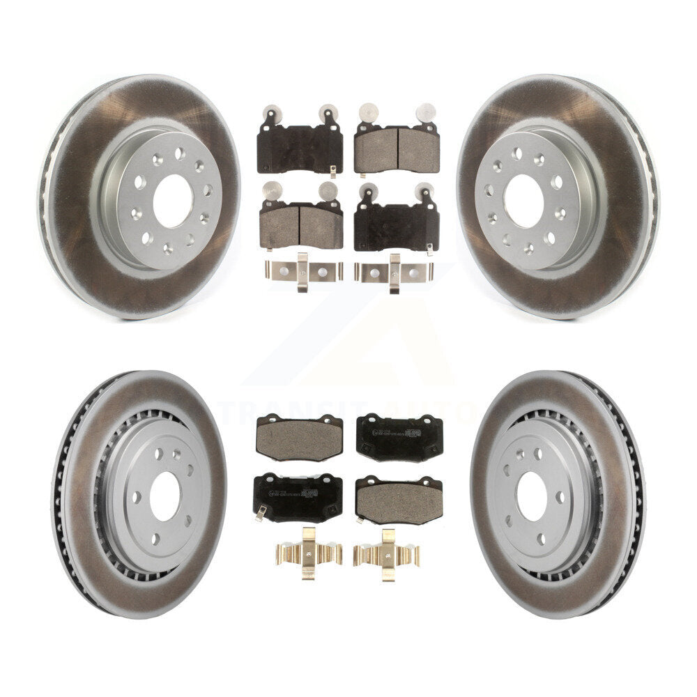 Transit Auto KGT-103206 Disc Brake Kit for 2016 Chevrolet Camaro - Front and Rear