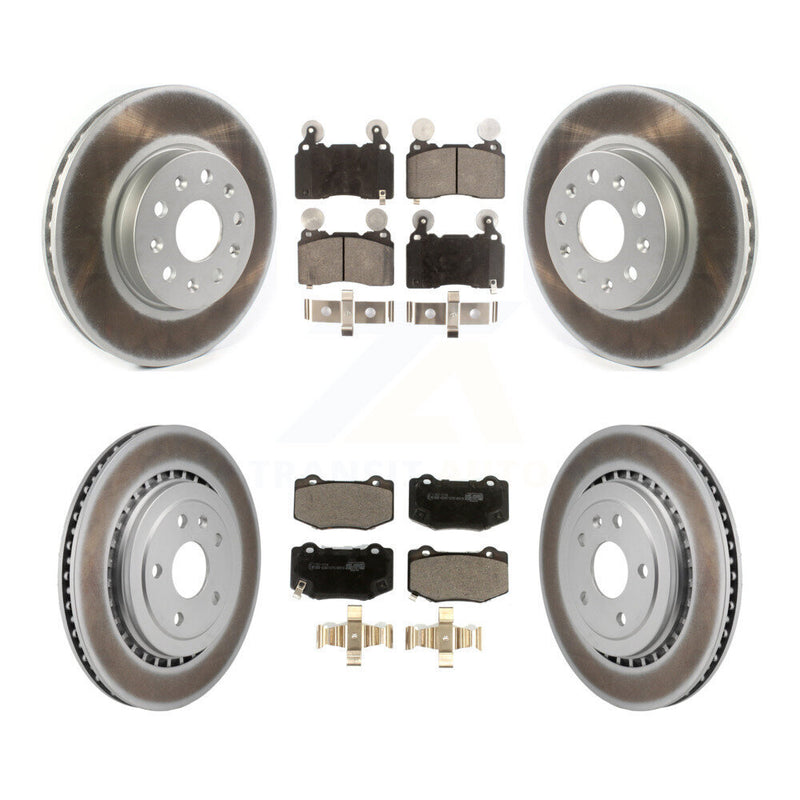 Transit Auto KGT-103206 Disc Brake Kit for 2016 Chevrolet Camaro - Front and Rear