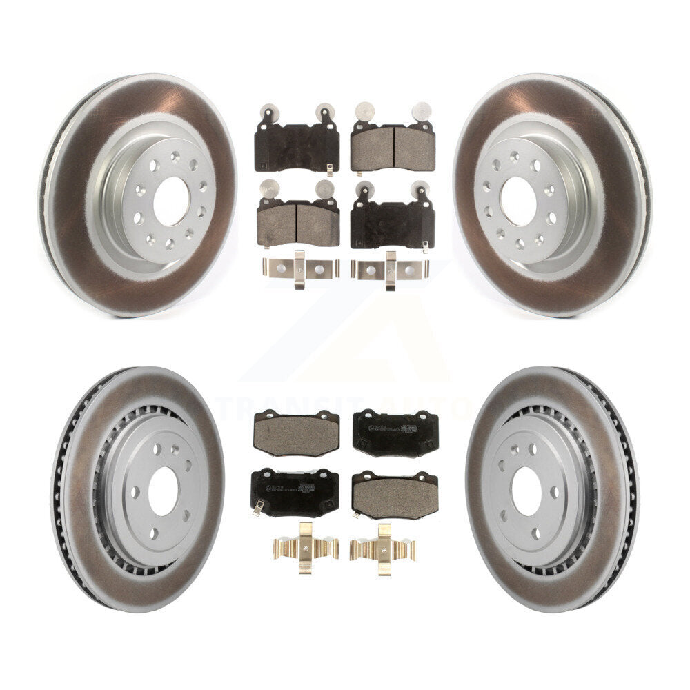 Transit Auto KGT-103207 Disc Brake Kit for 2016 Chevrolet Camaro - Front and Rear