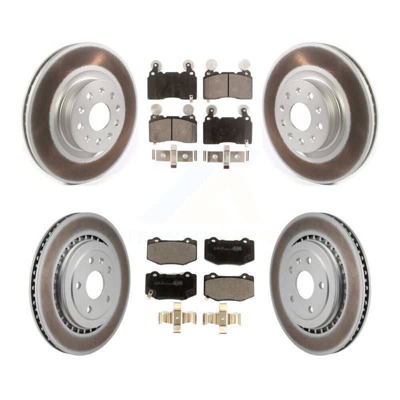 Transit Auto KGT-103207 Disc Brake Kit for 2016 Chevrolet Camaro - Front and Rear