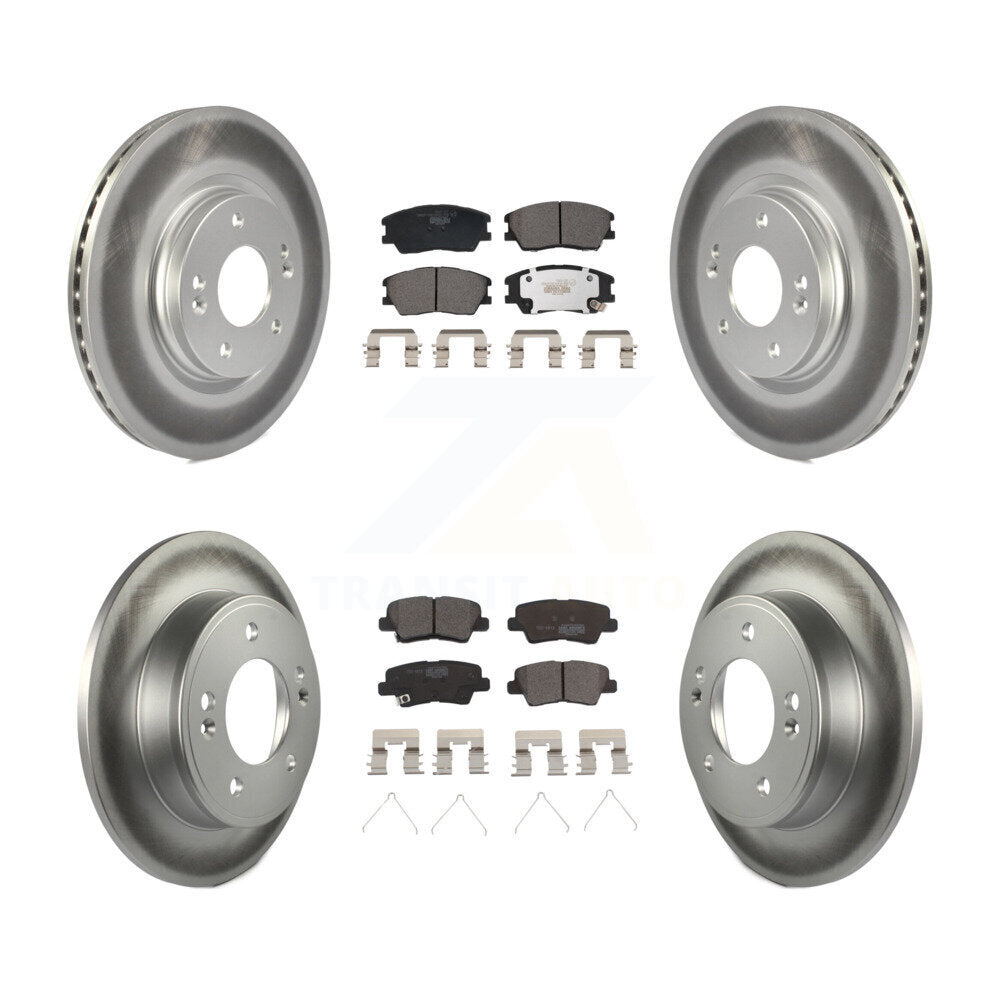 Transit Auto KGT-103208 Disc Brake Kit for 2017-2019 Kia Soul - Front and Rear