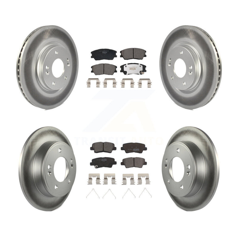 Transit Auto KGT-103208 Disc Brake Kit for 2017-2019 Kia Soul - Front and Rear