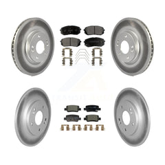 Transit Auto KGT-103210 Disc Brake Kit for 2021-2024 Kia Seltos - Front and Rear