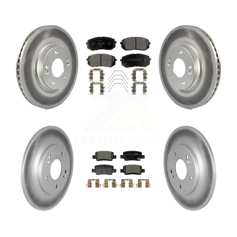 Transit Auto KGT-103210 Disc Brake Kit for 2021-2024 Kia Seltos - Front and Rear