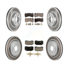 Transit Auto KGT-103211 Disc Brake Kit for 2017 Cadillac ATS - Front and Rear