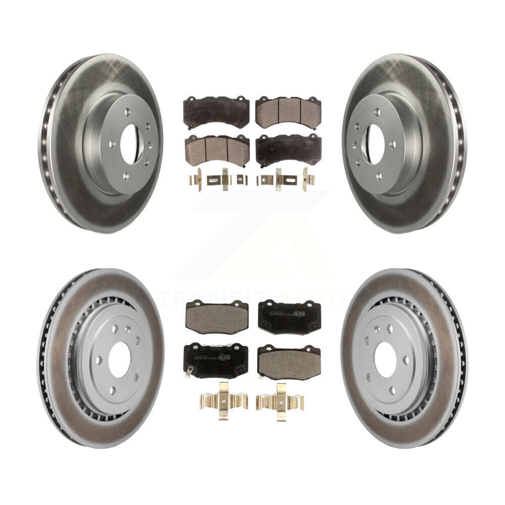 Transit Auto KGT-103212 Disc Brake Kit for 2017-2019 Cadillac ATS - Front and Rear