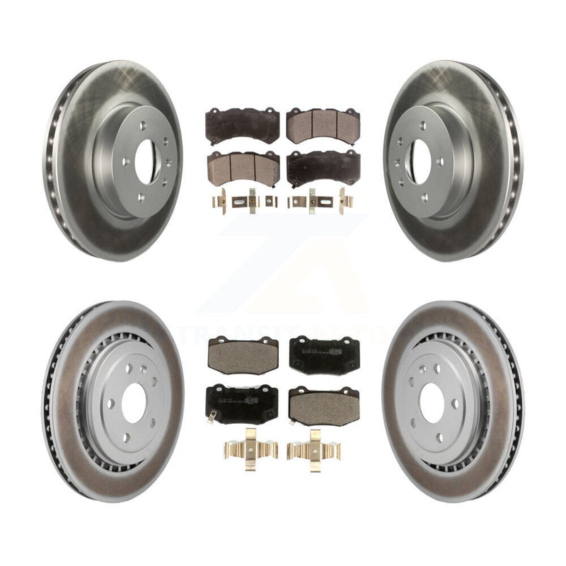 Transit Auto KGT-103212 Disc Brake Kit for 2017-2019 Cadillac ATS - Front and Rear