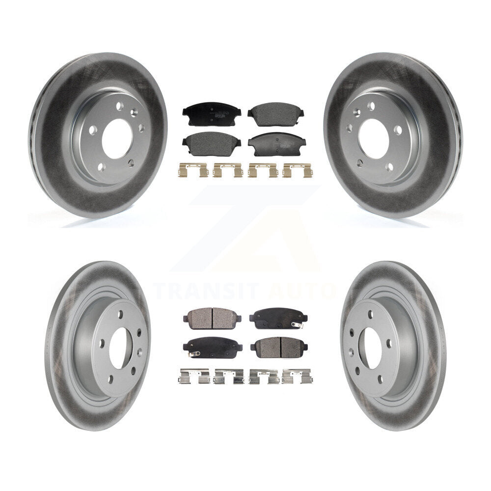 Transit Auto KGT-103213 Disc Brake Kit for 2011-2017 Chevrolet Cruze, Buick Verano and More - Front and Rear
