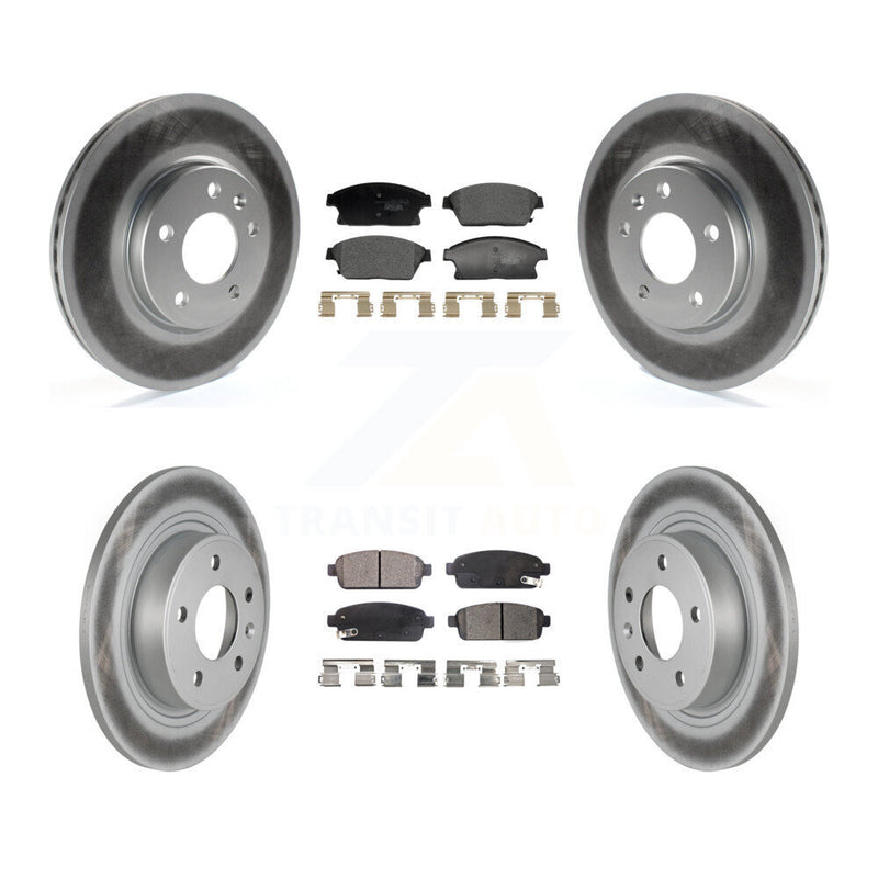 Transit Auto KGT-103213 Disc Brake Kit for 2011-2017 Chevrolet Cruze, Buick Verano and More - Front and Rear