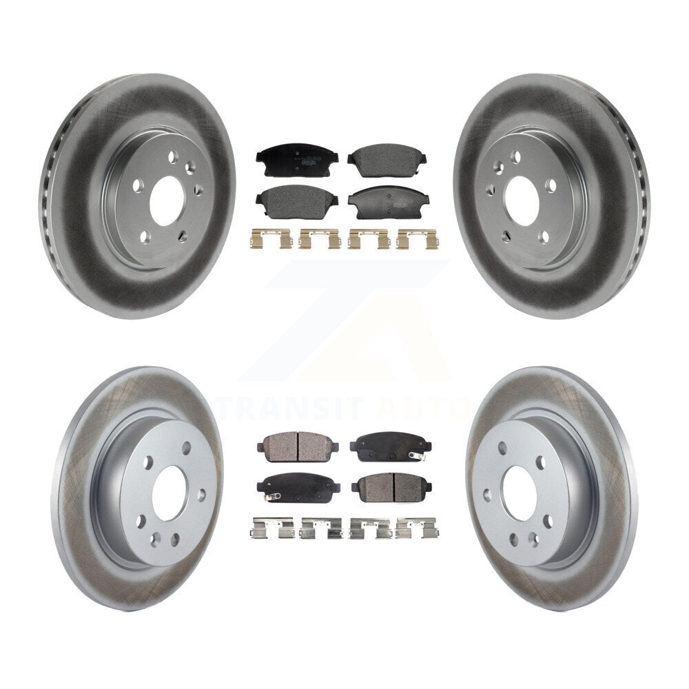 Transit Auto KGT-103214 Disc Brake Kit for 2013-2017 Buick Encore, Chevrolet Trax - Front and Rear