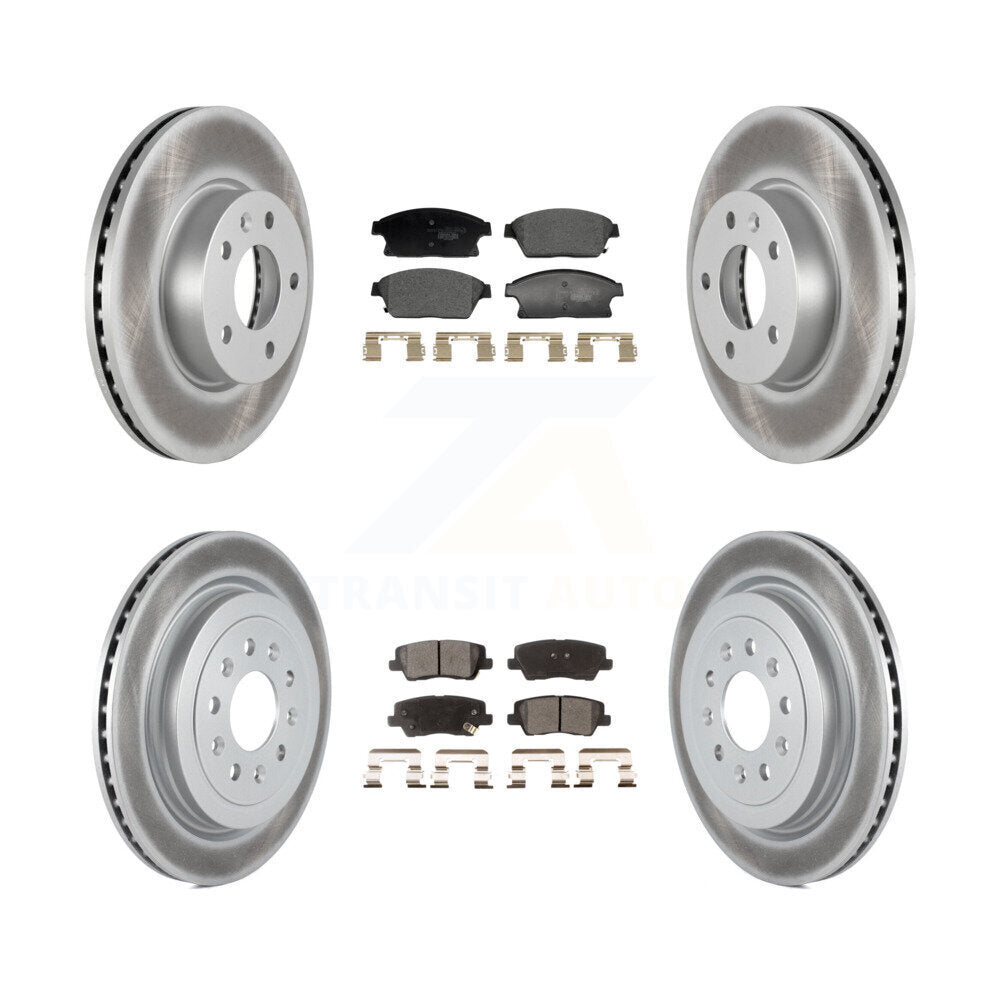 Transit Auto KGT-103215 Disc Brake Kit for 2013-2015 Cadillac ATS - Front and Rear