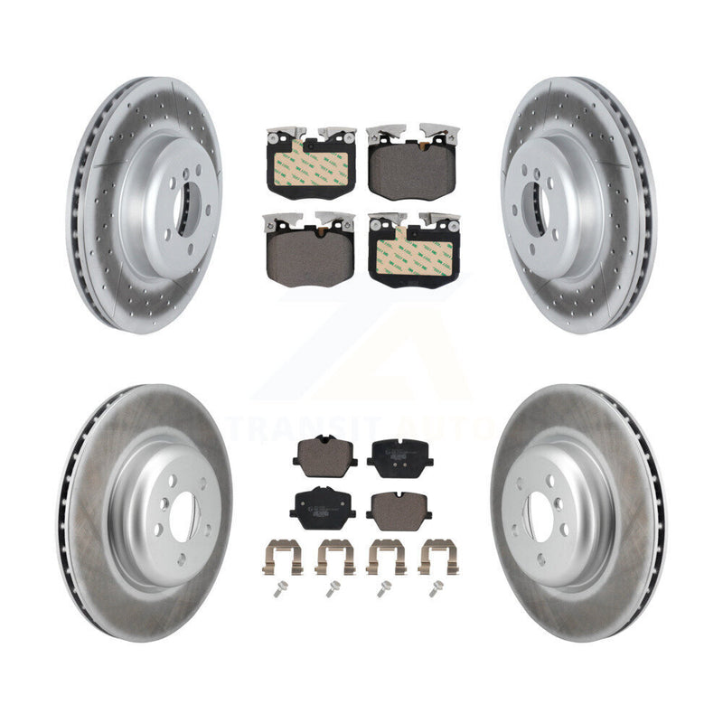 Transit Auto KGT-103217 Disc Brake Kit for 2019 BMW 330i - Front and Rear
