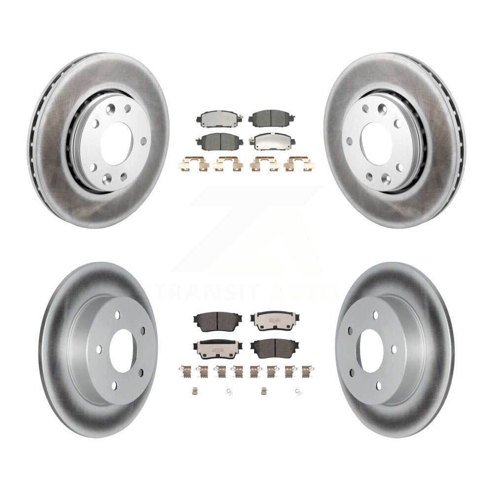 Transit Auto KGT-103218 Disc Brake Kit for 2021-2023 Nissan Kicks - Front and Rear