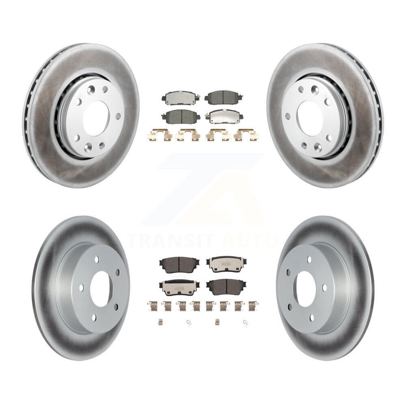 Transit Auto KGT-103218 Disc Brake Kit for 2021-2023 Nissan Kicks - Front and Rear