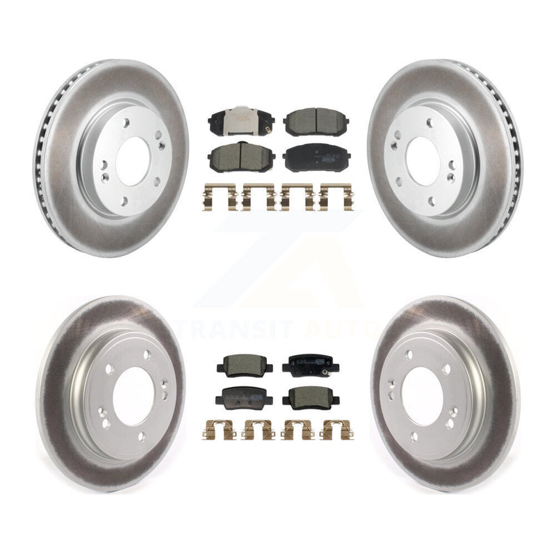 Transit Auto KGT-103222 Disc Brake Kit for 2021-2023 Hyundai Elantra - Front and Rear