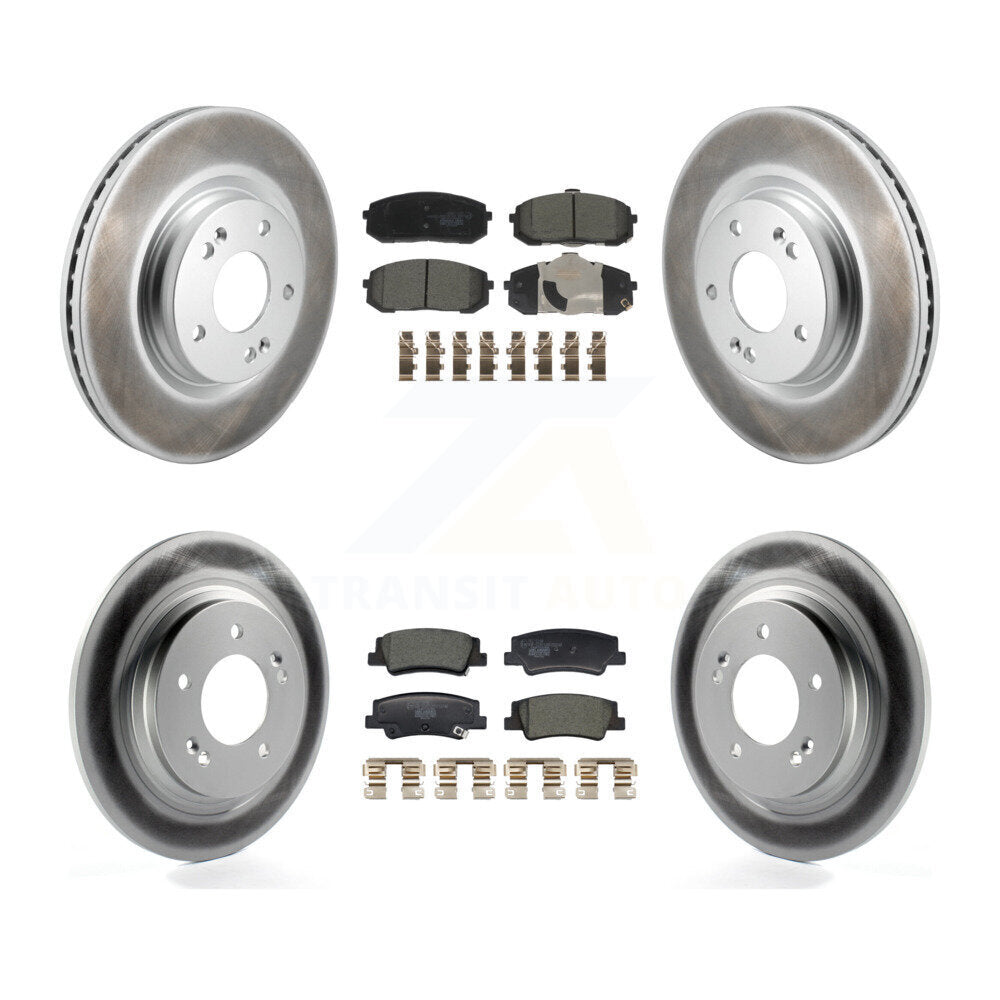 Transit Auto KGT-103223 Disc Brake Kit for 2020-2025 Hyundai Sonata, Kia Niro EV, Kia K5 - Front and Rear