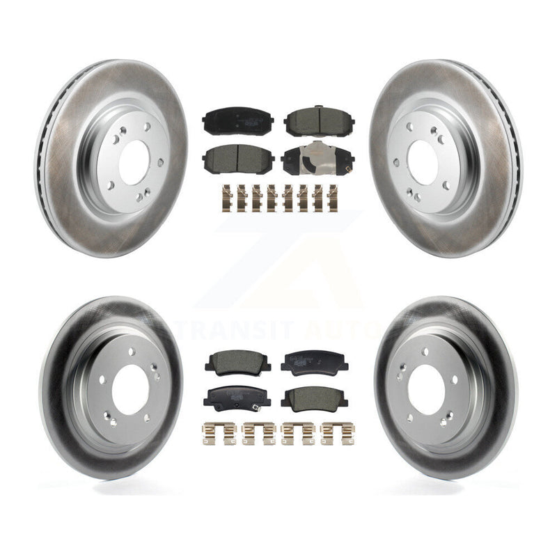 Transit Auto KGT-103223 Disc Brake Kit for 2020-2025 Hyundai Sonata, Kia Niro EV, Kia K5 - Front and Rear