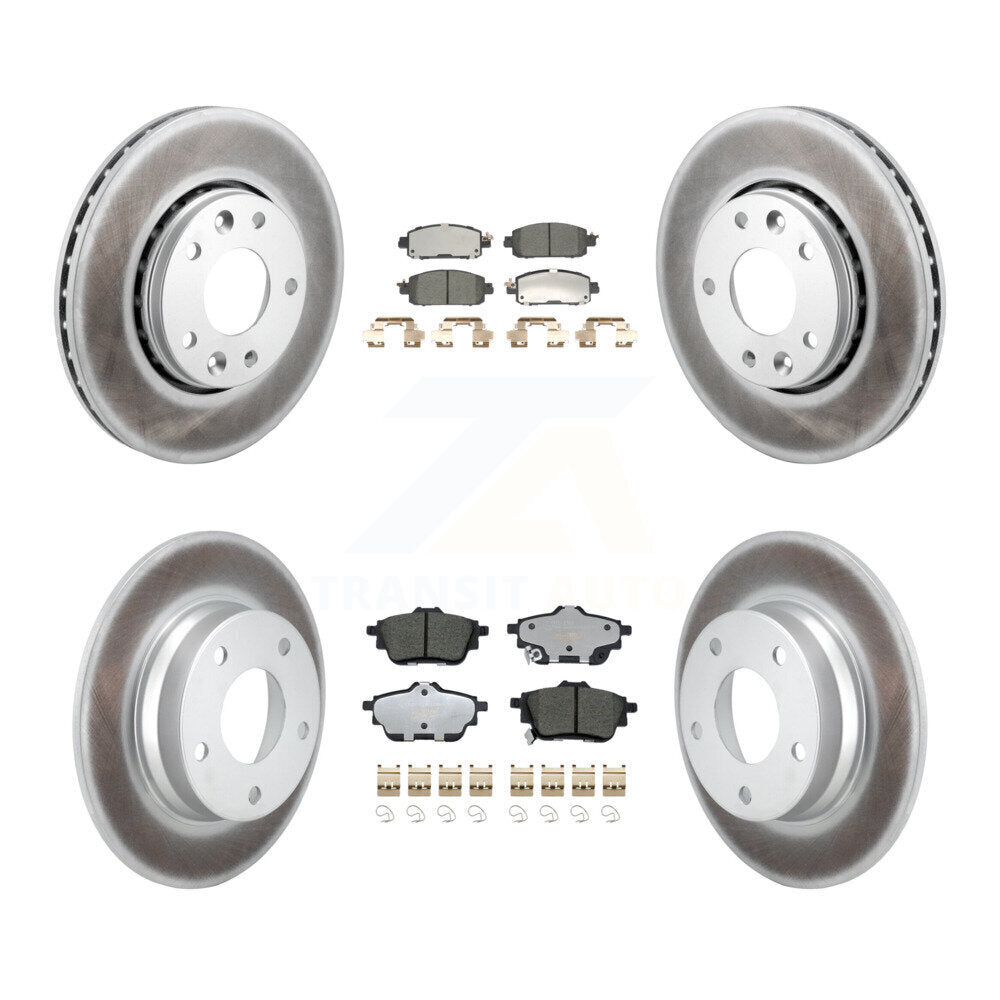 Transit Auto KGT-103224 Disc Brake Kit for 2020-2023 Nissan Sentra - Front and Rear