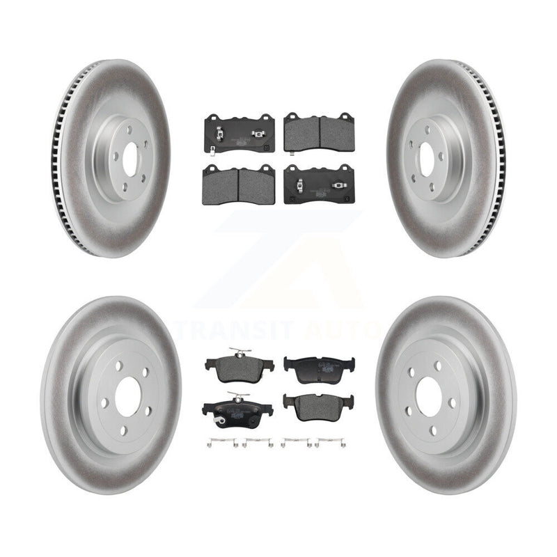 Transit Auto KGT-103227 Disc Brake Kit for 2021-2023 Ford Mustang Mach-E - Front and Rear