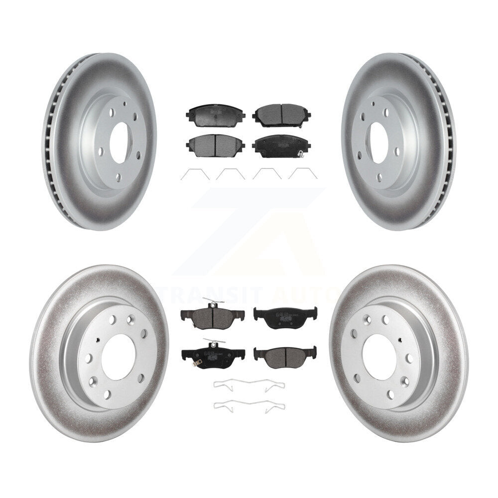 Transit Auto KGT-103228 Disc Brake Kit for 2020-2023 Mazda CX-30 - Front and Rear