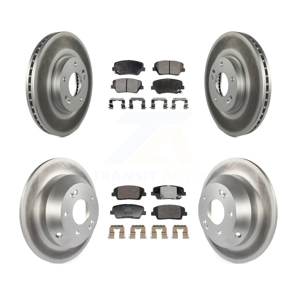Transit Auto KGT-103234 Disc Brake Kit for 2010-2013 Kia Sorento, Hyundai Santa Fe - Front and Rear