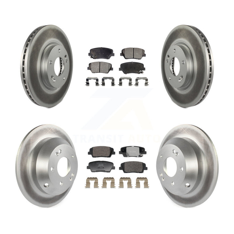 Transit Auto KGT-103234 Disc Brake Kit for 2010-2013 Kia Sorento, Hyundai Santa Fe - Front and Rear