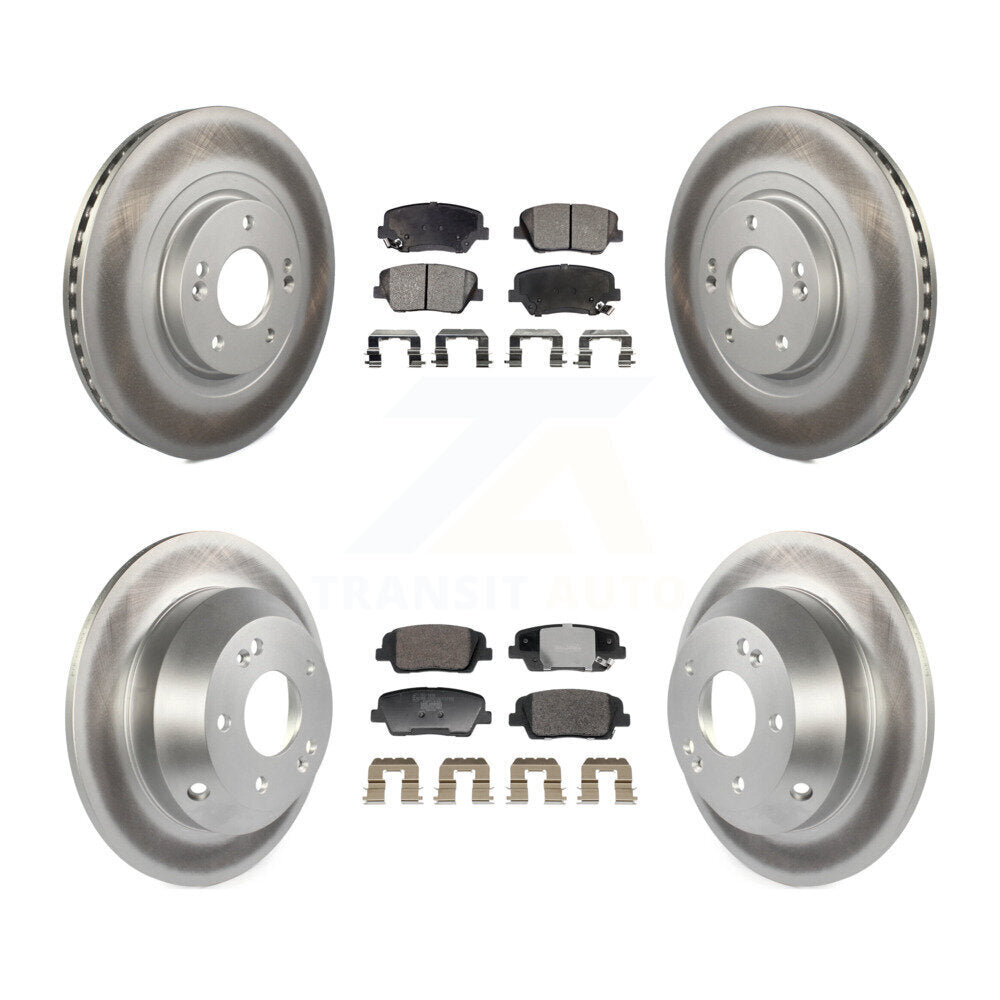 Transit Auto KGT-103235 Disc Brake Kit for 2013-2016 Kia Sorento, Hyundai Santa Fe Sport - Front and Rear