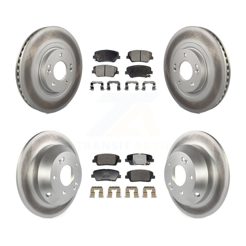 Transit Auto KGT-103235 Disc Brake Kit for 2013-2016 Kia Sorento, Hyundai Santa Fe Sport - Front and Rear
