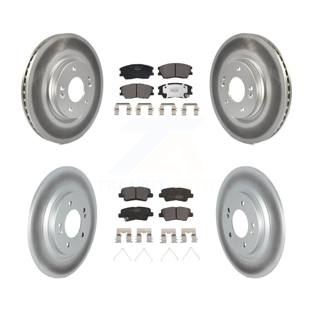Transit Auto KGT-103237 Disc Brake Kit for 2020-2023 Kia Soul EV - Front and Rear