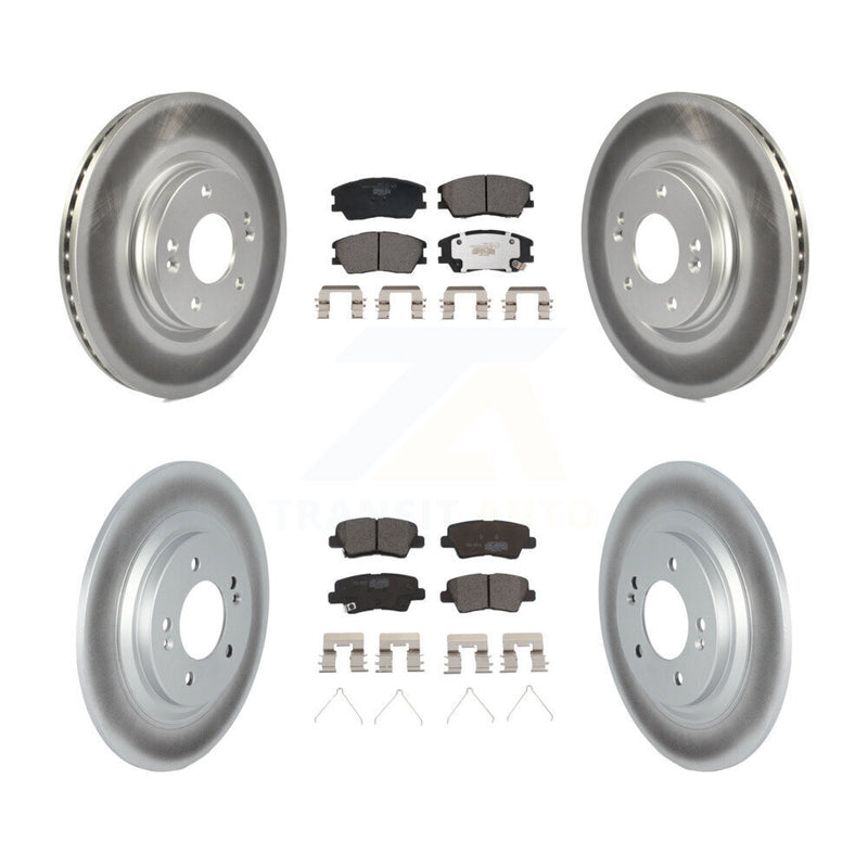 Transit Auto KGT-103237 Disc Brake Kit for 2020-2023 Kia Soul EV - Front and Rear