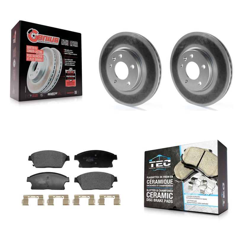 Transit Auto KGT-103242 Disc Brake Kit for 2011-2017 Chevrolet Cruze, Buick Verano and More - Front