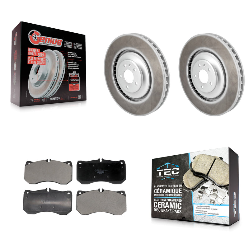 Transit Auto KGT-103266 Disc Brake Kit for 2013-2018 Audi A7 Quattro, Audi A8 Quattro and More - Front