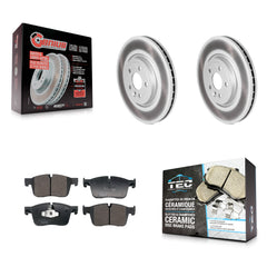 Transit Auto KGT-103270 Disc Brake Kit for 2017-2019 Jaguar F-Pace - Front