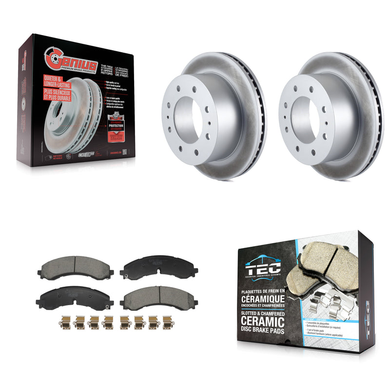 Transit Auto KGT-103275 Disc Brake Kit for 2020-2024 Chevrolet Silverado 2500 HD, Chevrolet Silverado 3500 HD and More - Rear