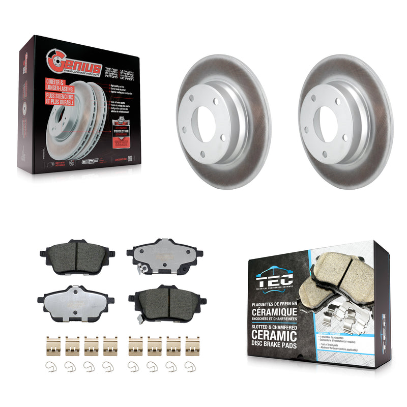 Transit Auto KGT-103276 Disc Brake Kit for 2020-2023 Nissan Sentra - Rear