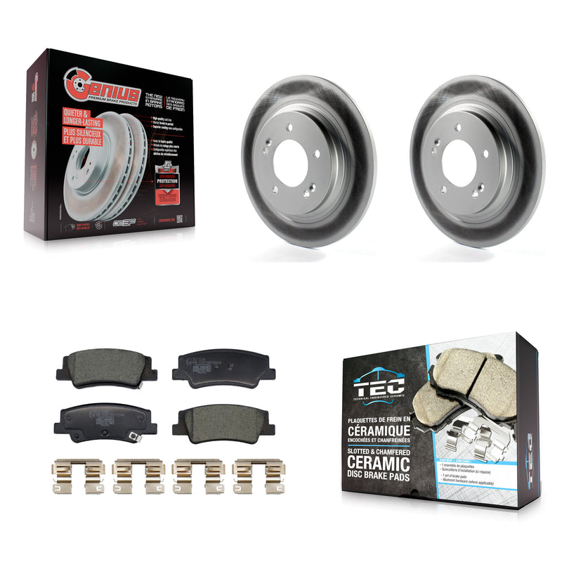 Transit Auto KGT-103278 Disc Brake Kit for 2020-2025 Hyundai Sonata, Kia Niro EV, Kia K5 - Rear