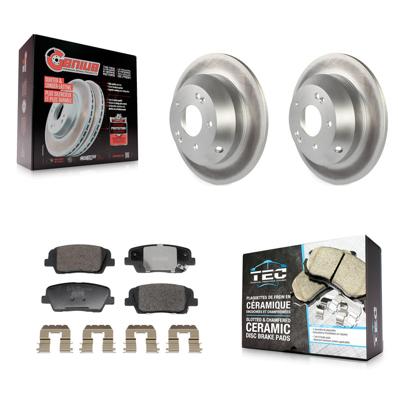 Transit Auto KGT-103288 Disc Brake Kit for 2010-2016 Kia Sorento, Hyundai Santa Fe Sport and More - Rear