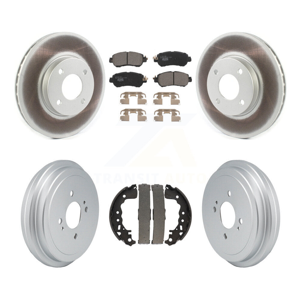 Transit Auto KGT-103296 Disc Brake Kit for 2018-2021 Nissan Kicks, Nissan Versa - Front and Rear