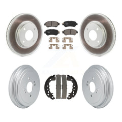 Transit Auto KGT-103296 Disc Brake Kit for 2018-2021 Nissan Kicks, Nissan Versa - Front and Rear