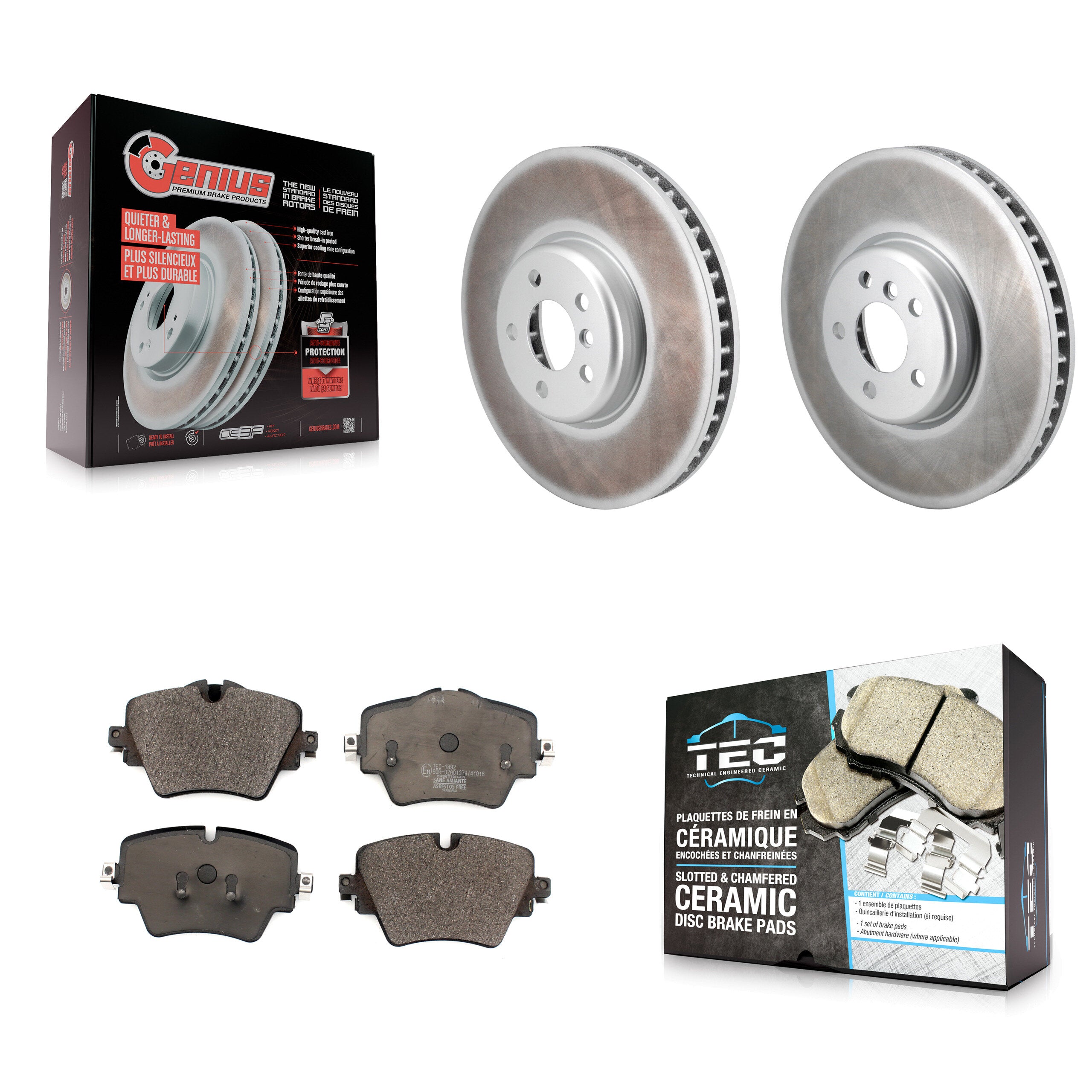 Transit Auto KGT-103306 Disc Brake Kit for 2021 Toyota GR Supra - Front