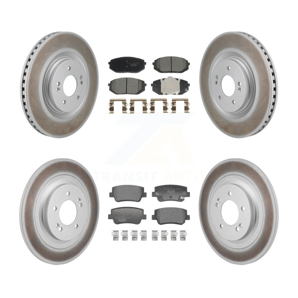 Transit Auto KGT-103307 Disc Brake Kit for 2021-2025 Kia K5, Hyundai Sonata - Front and Rear